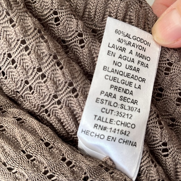 NWT She + Sky Sleeveless Mocha Vest - Picture 7 of 8